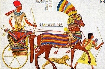 Egyptian Chariot Drawing